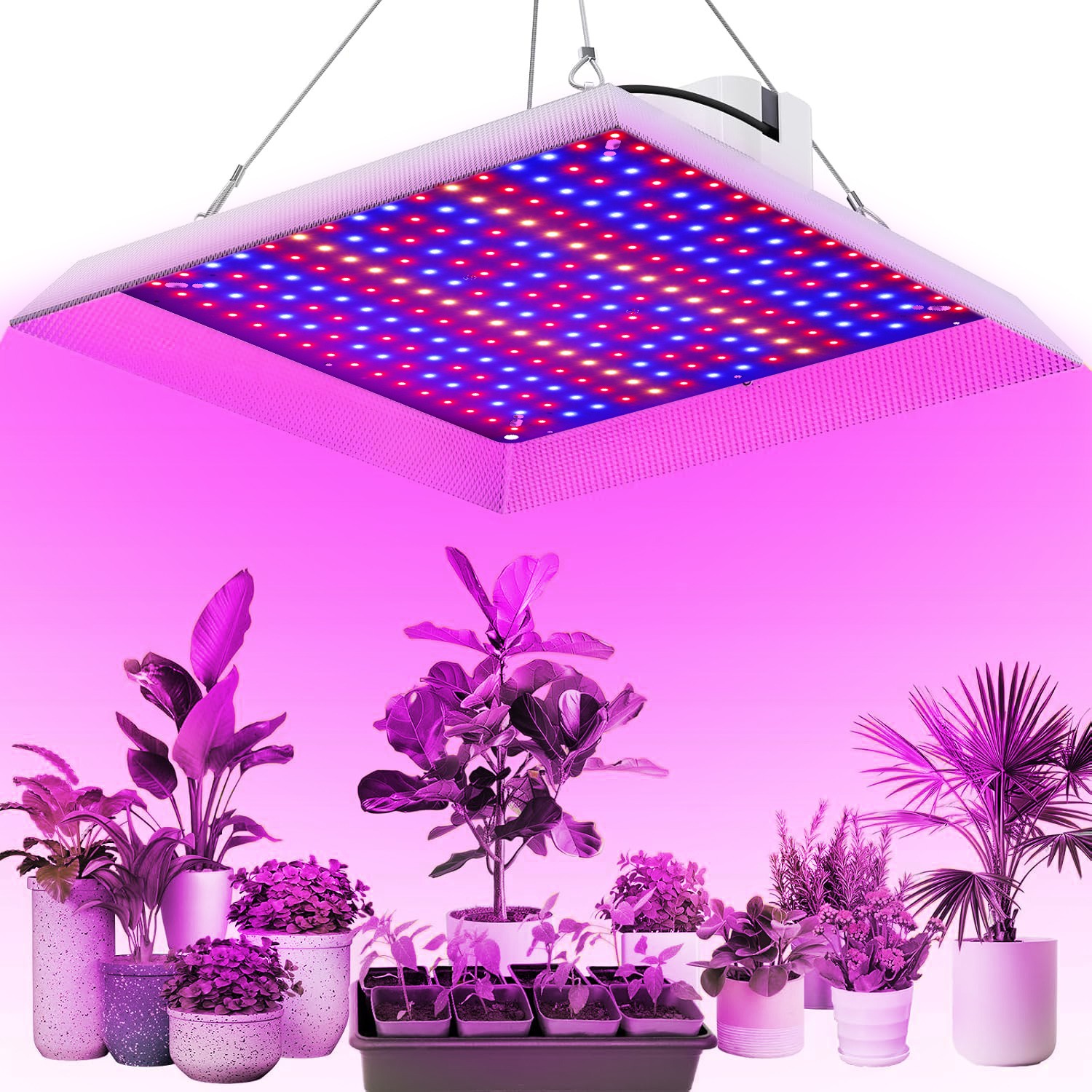 LED Grow Light Plant Growing Lamp Full Spectrum for Indoor Plants Hydroponics US