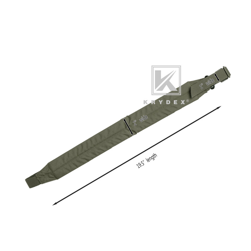 KRYDEX MK2 Tactical 2 Point Sling Shoulder Padded Strap Adjustable Quick Detach