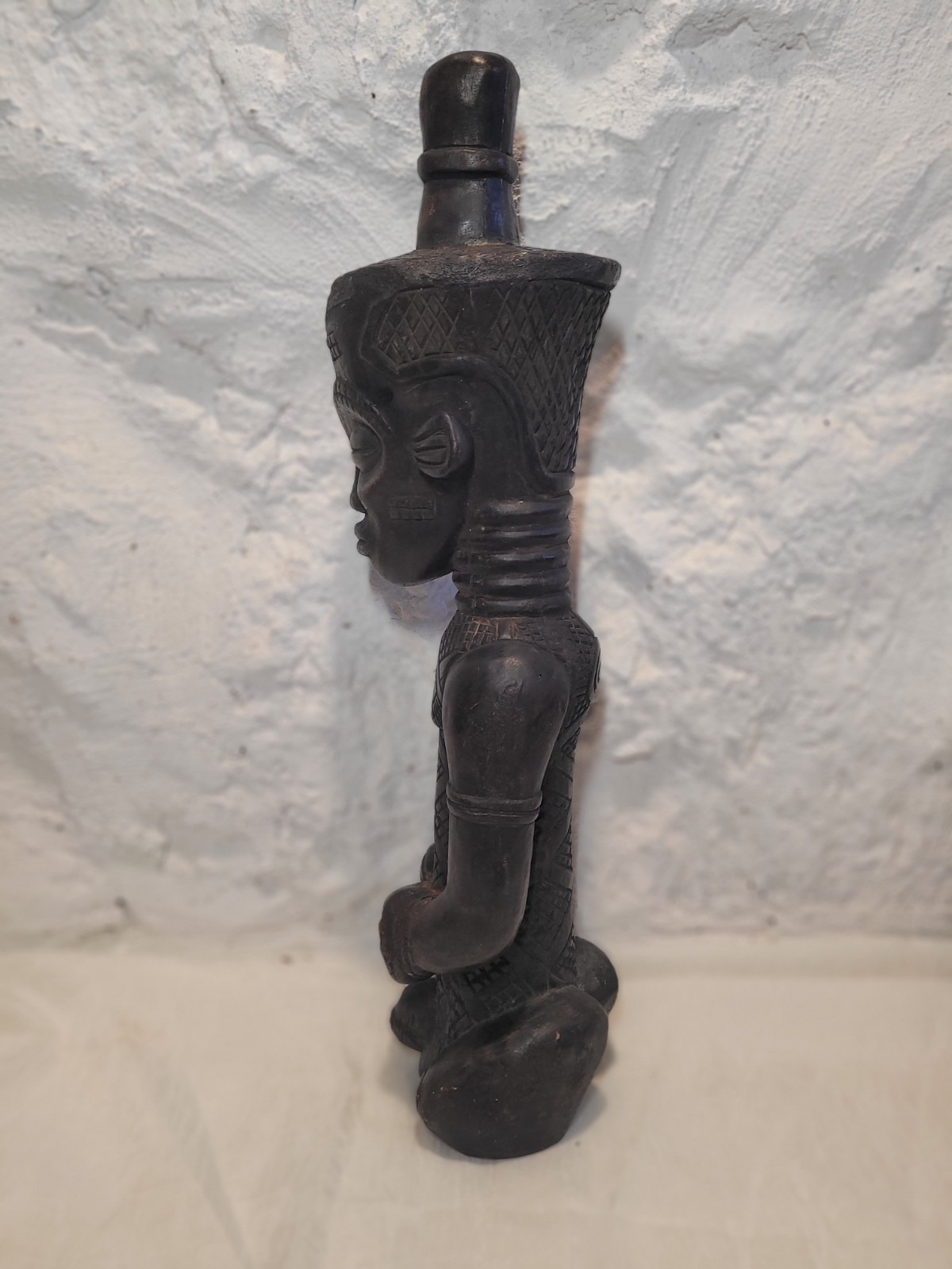 African Ndengese Yaka Tribal Male Figure Statue from the Congo