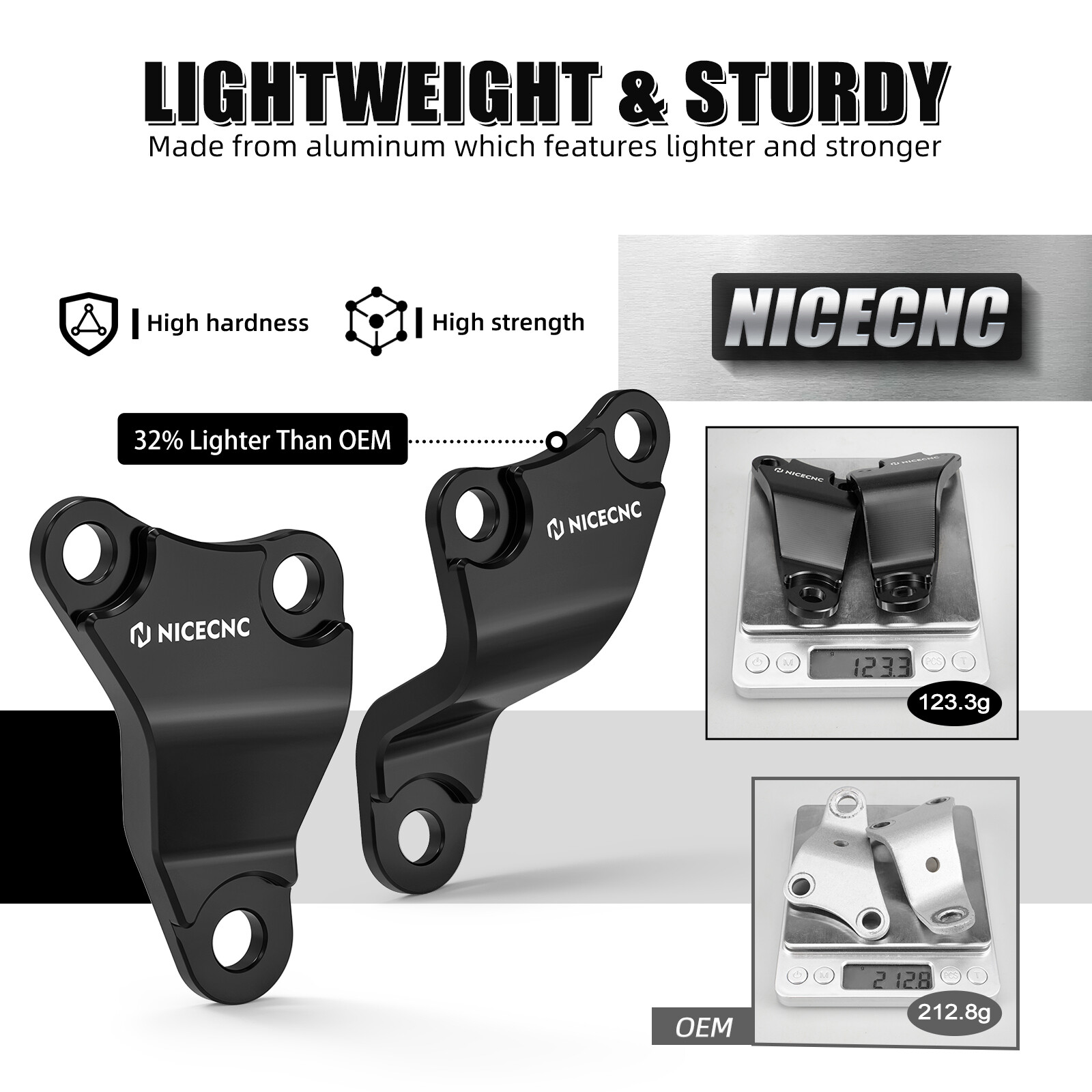 8MM Aluminum Engine Upper Mount Brackets For Honda TRX450R TRX450ER 2006-2014