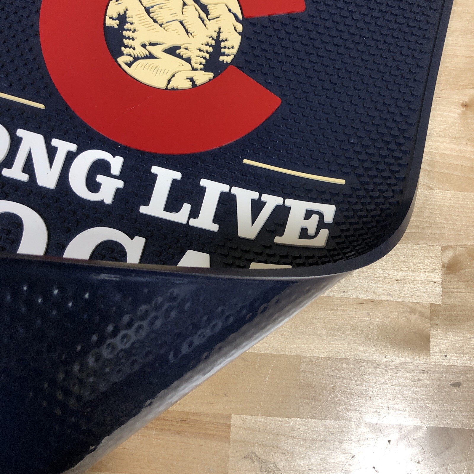 2 Pack Coors Light Rubber Counter Mat 20.75” x 16.75” New