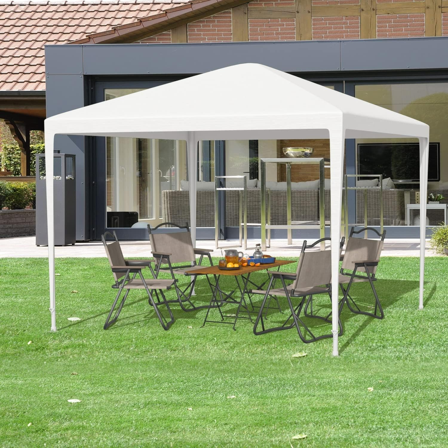 10x10 Gazebo Waterproof Outdoor Canopy Patio Party Tent