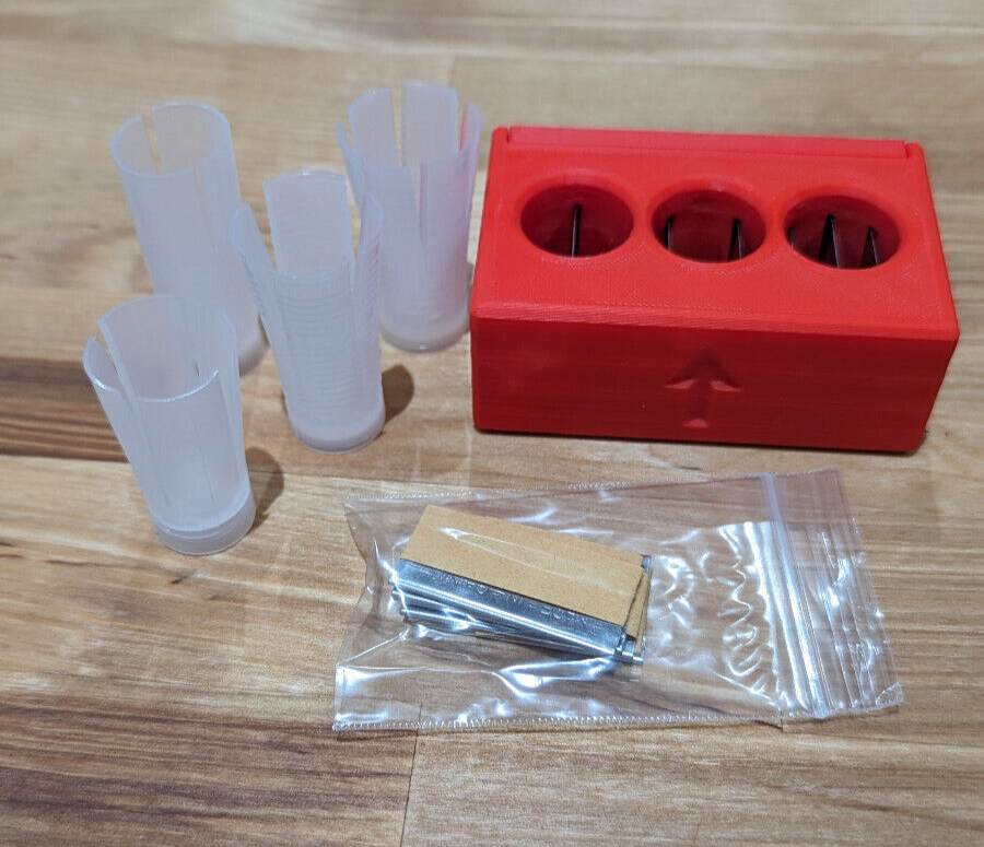 20 Gauge Wad Splitter, Slitter, Slicer, 2-4-6 Blade Cut Option, Extra Blades