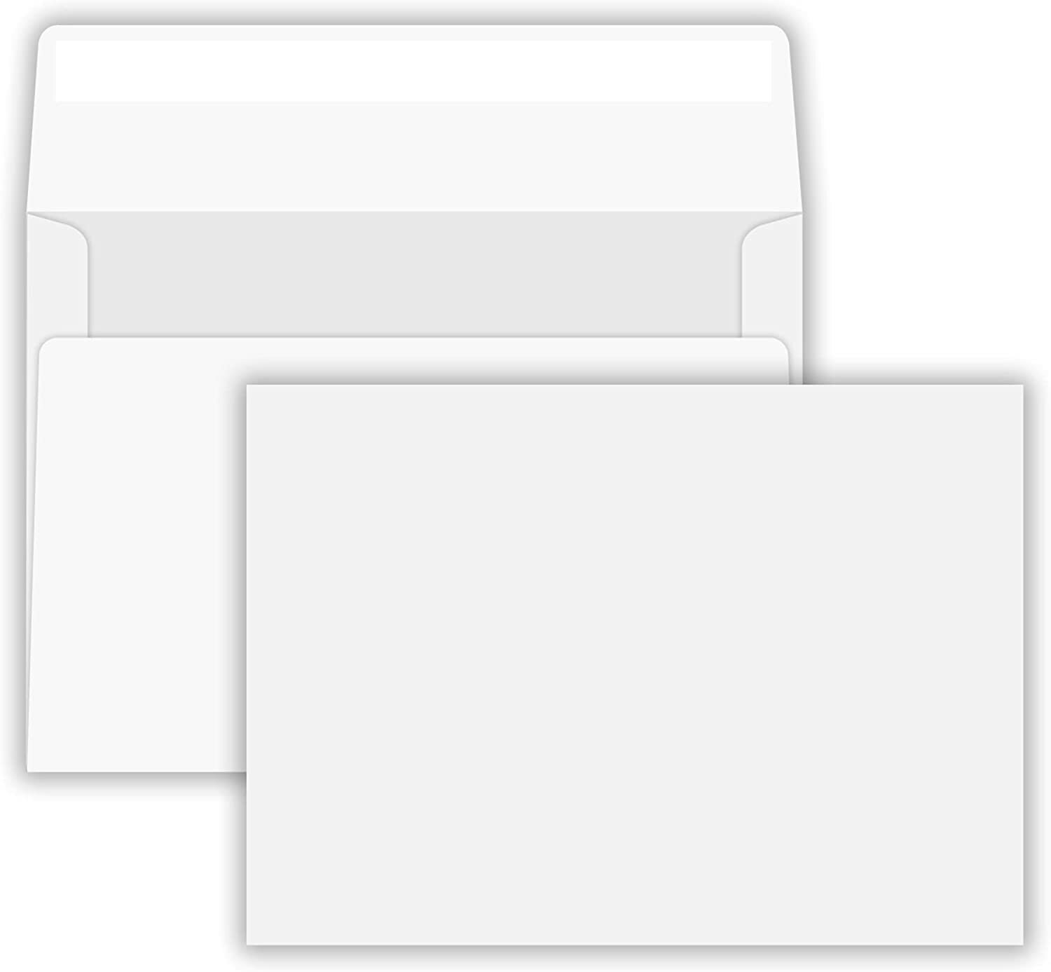 Bright White Invitation Paper Envelopes 4 3/8X5 3/4 Self Seal Greeting Card A2