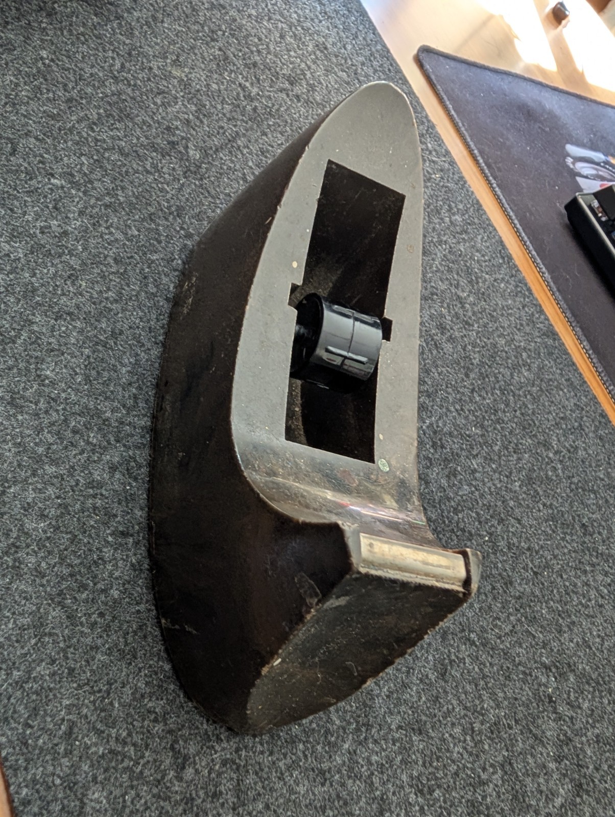 Vintage Unbranded Scotch Tape Dispenser Brown Weighted