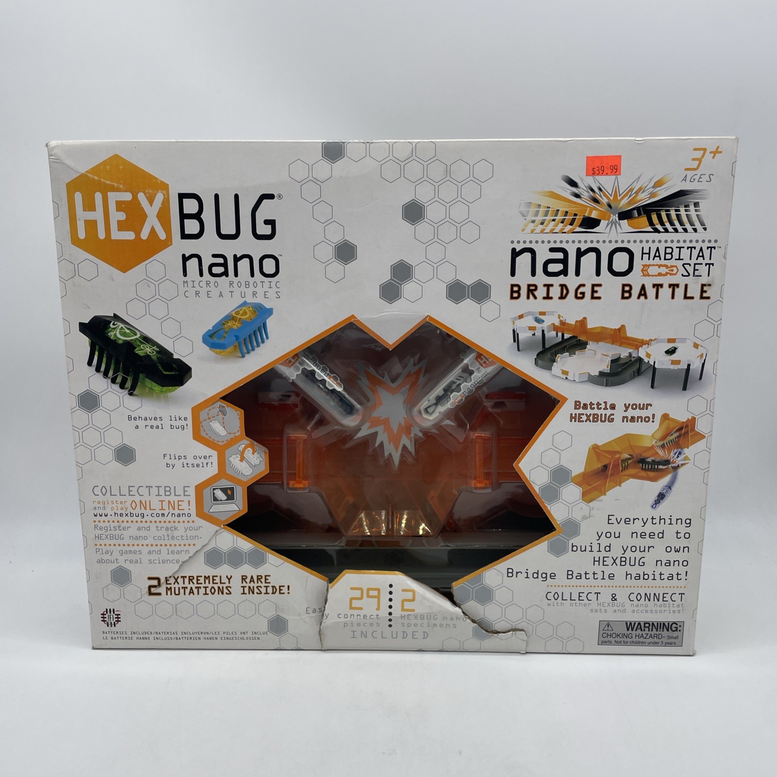 Hex Bug Nano BRIDGE BATTLE HABITAT Set 29 Pieces 2 HexBug NEW 477-1631