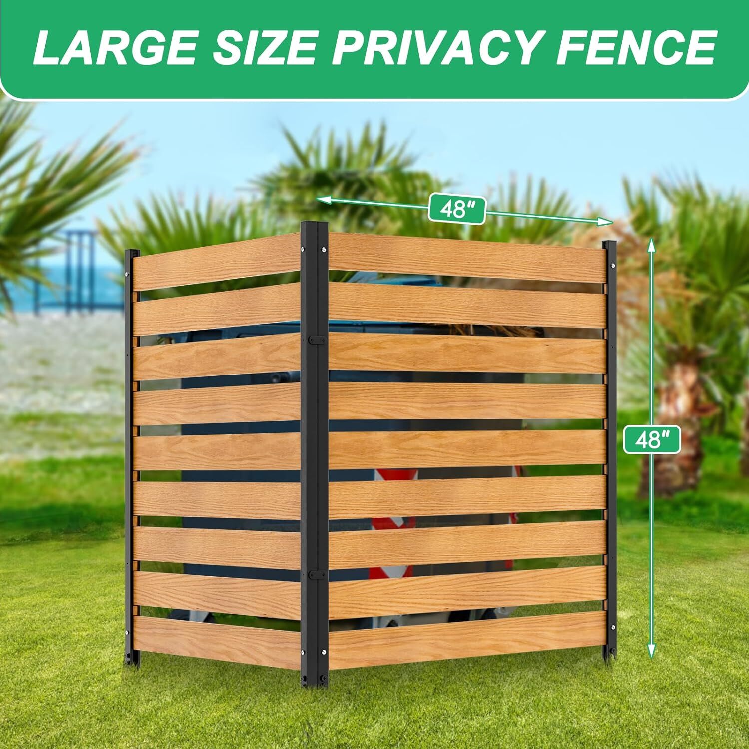 Barbella Air Conditioner Fence Screen Privacy Fence Air Conditioning Cover