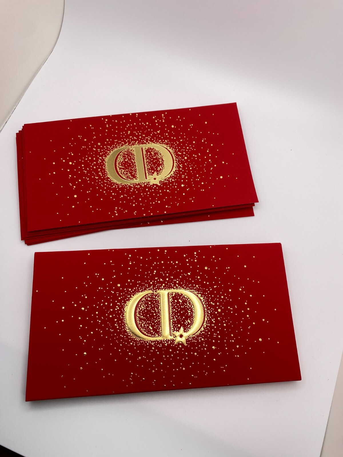 Dior Red Envelope Money Set of 8 Envelopes in a Gift Box (BRAND NEW)