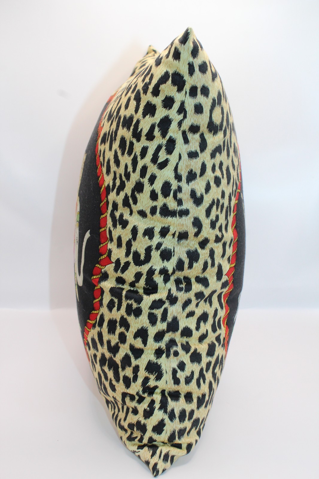 Jim Thompson Thailand Tiger & Elephant Pillow Case w/ Pilllow Thai Silk 13x13