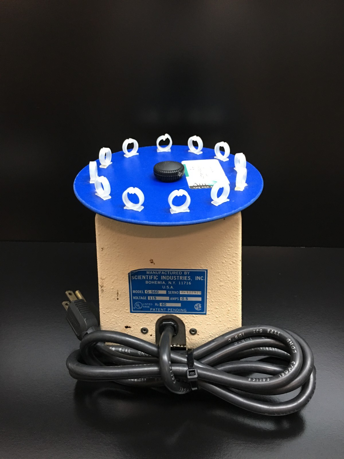 Fisher Scientific Model G-560 Vortex Genie 2 Mixer Cat No 12-812 with WARRANTY