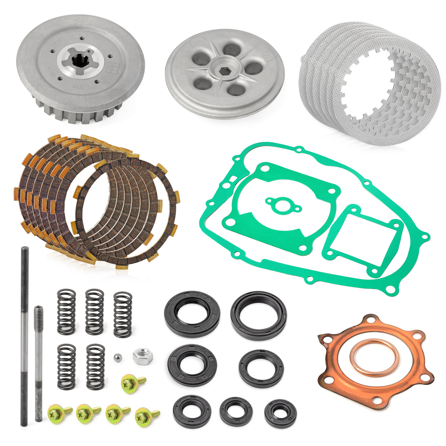 Clutch Kit Heavy Duty Springs and Gasket for Yamaha Blaster 200 YFS200 1988-2006