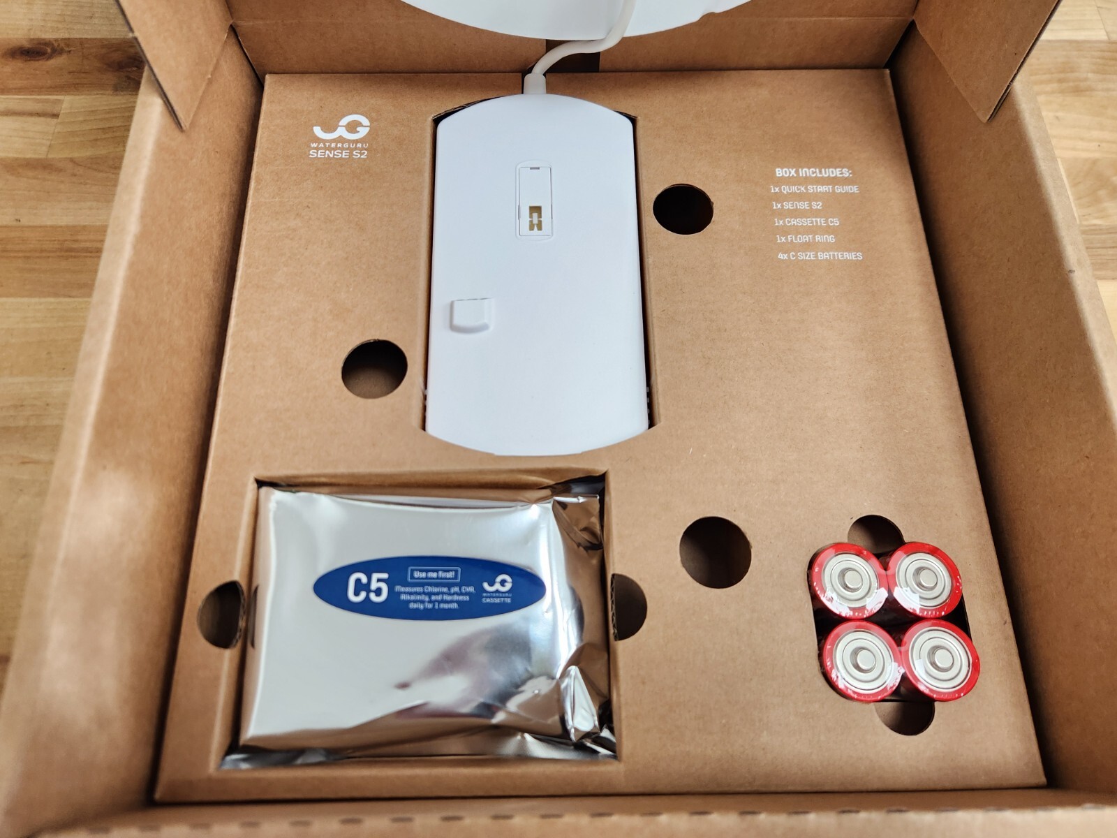 OPEN BOX Waterguru Sense 2 Chlorine & pH Monitoring for Pools & HotTubs