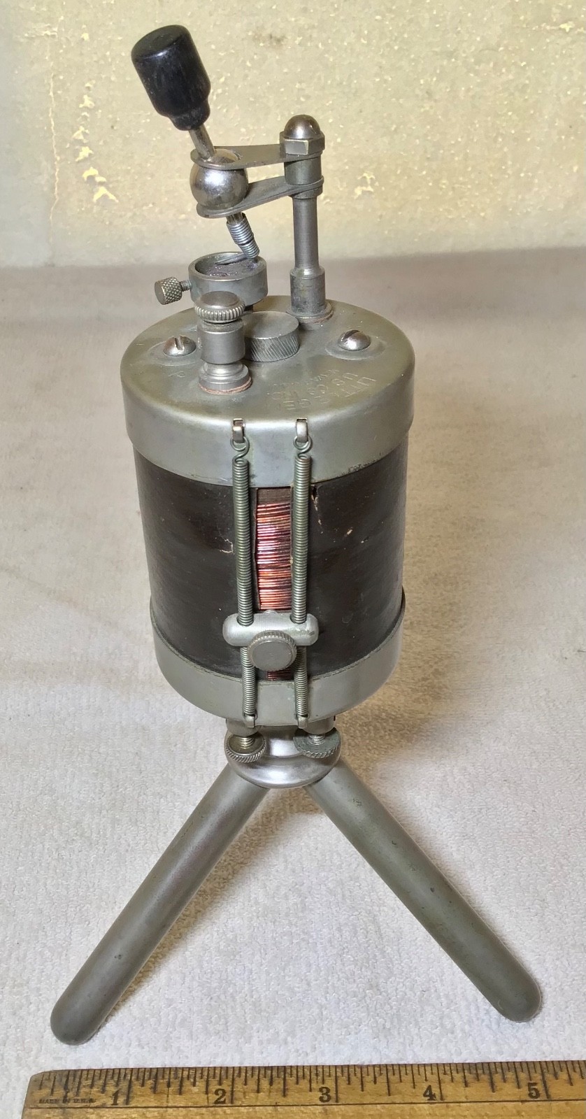 RARE antique 1920's old ~THE LITTLE GEM~ vintage CRYSTAL RADIO SET old apparatus