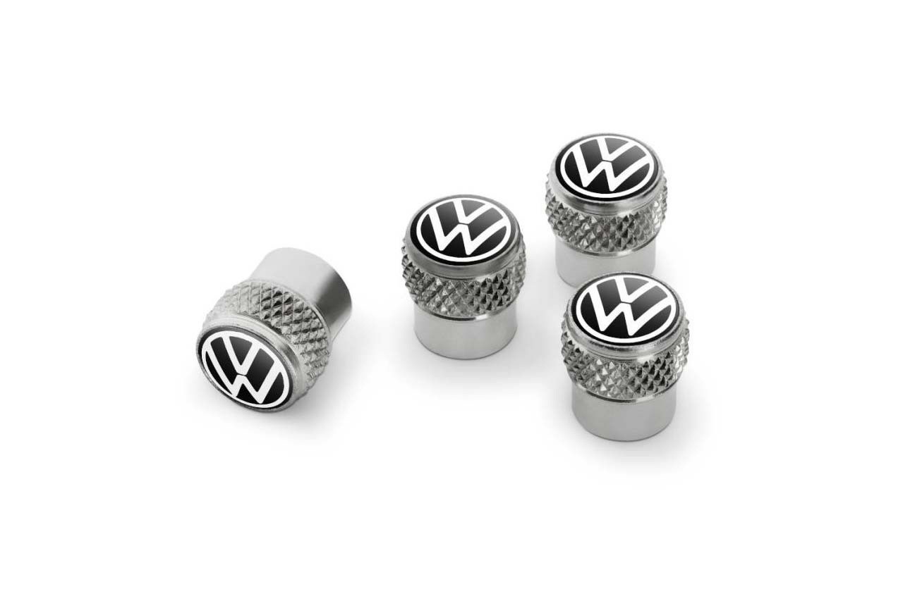 Genuine Volkswagen Valve Stem Caps Set of 4 OEM
