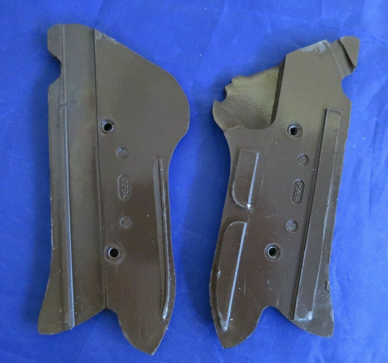 German Luger Krieghoff Fine Chequered Brown Grips