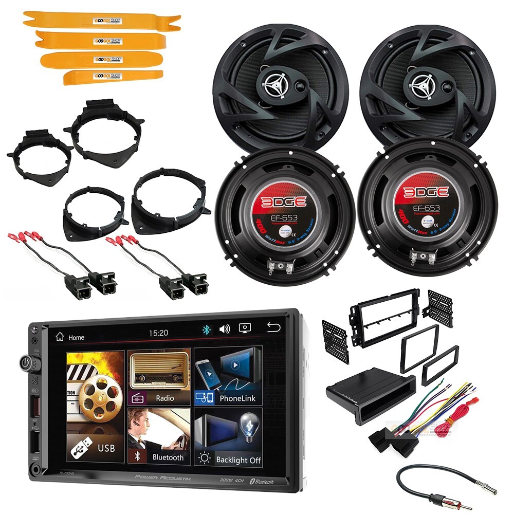 7" Media Receiver & 6.5" Speaker Upgrade Package for 2007-2013 Silverado/Sierra