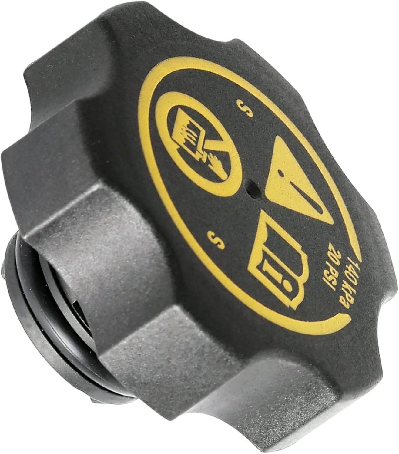 Universal Coolant Reservoir Cap for 2000-2022 Chevy GMC Buick Cadillac -Silverad