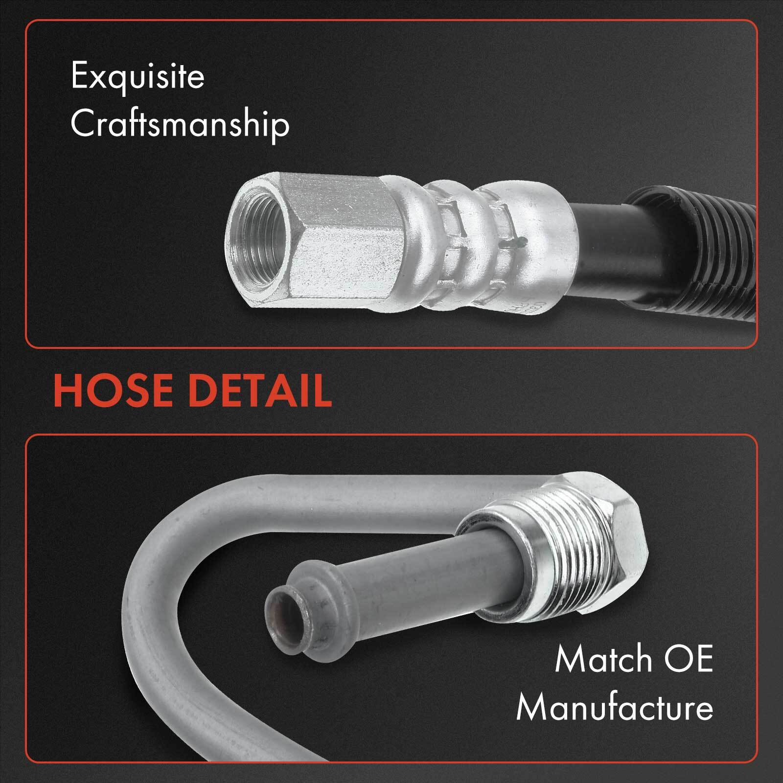 4x Power Steering Pressure & Return Hose for Dodge Ram 2500 Ram 3500 98-02 5.9L