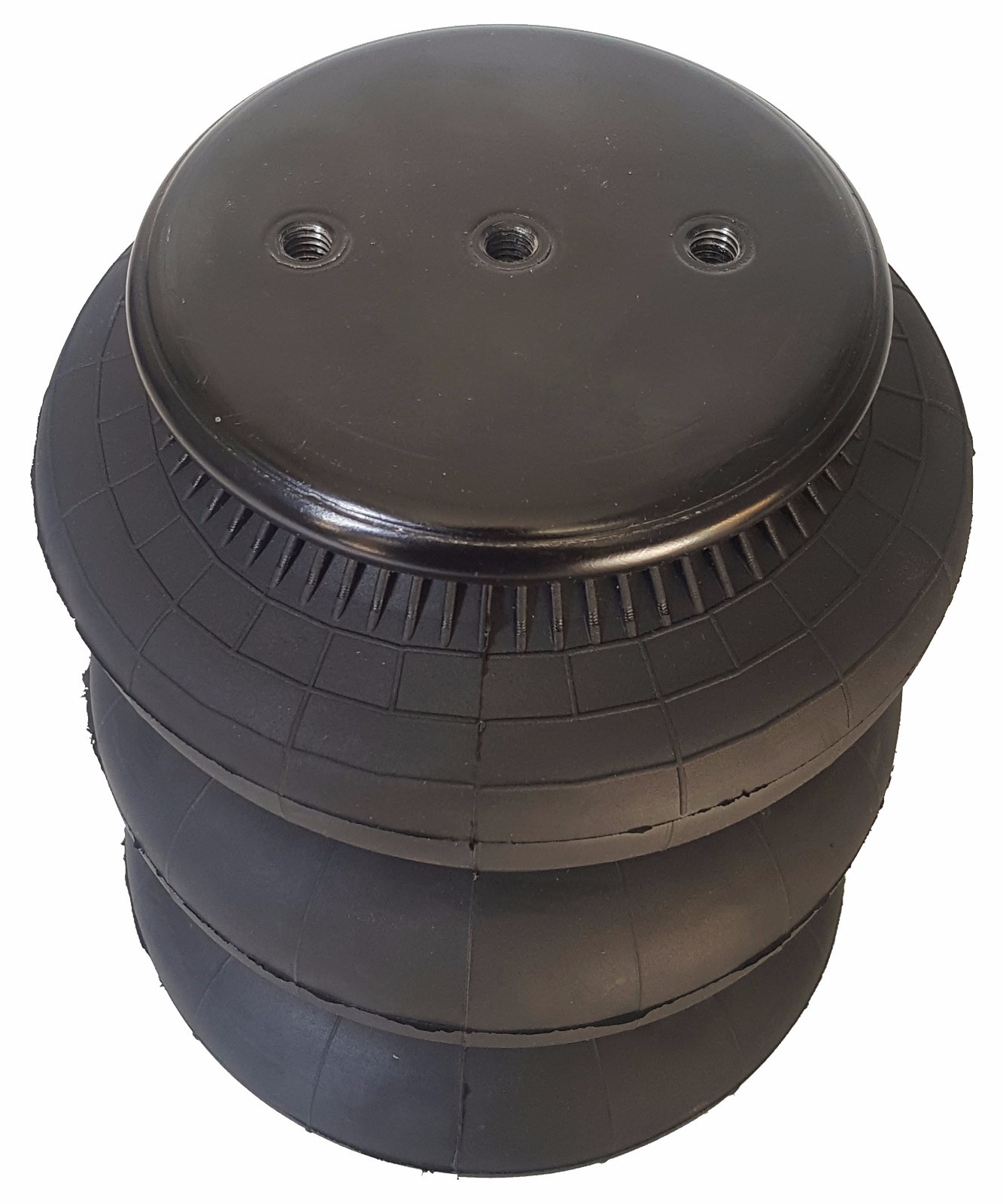 airmaxxx 2 triple bellow 2600 bags 1/2"npt port ride air springs suspension