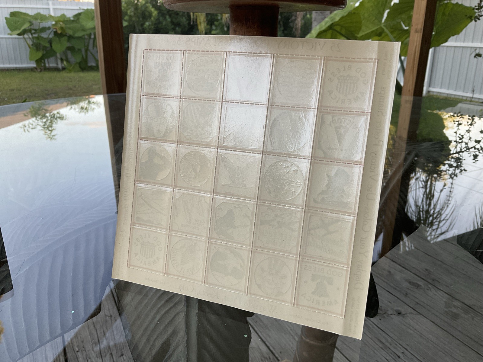 25 WORLD WAR II VICTORY POSTER STAMPS/STICKERS WWII