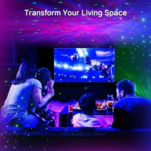 Galaxy Projector astronaut Starry Ceiling Led Remote & Timer Night Light 9" TALL