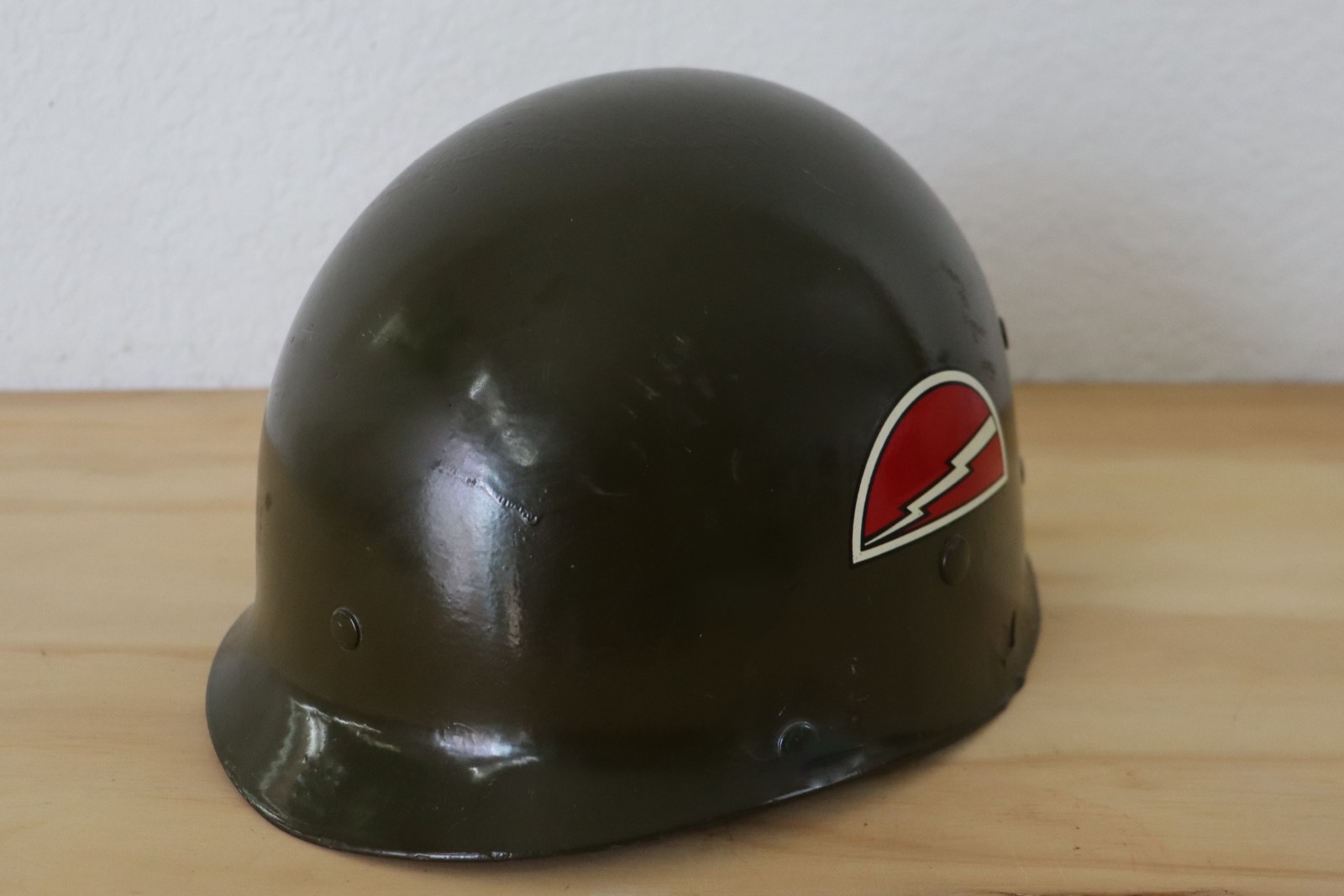 WW2 US ARMY M1 HELMET WESTINGHOUSE LINER 78TH INFANTRY DIVISION W/Emblems