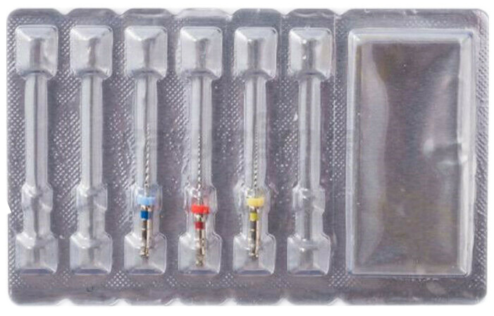 6Pcs Dental Endo Root canal Files X-Pro Gold Taper Niti Endodontic Files 25/31MM