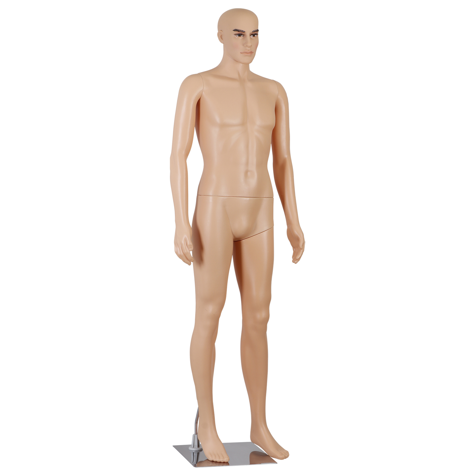 Male Mannequin Full Body 71 inch High Realistic Clothing Mannequin with Base