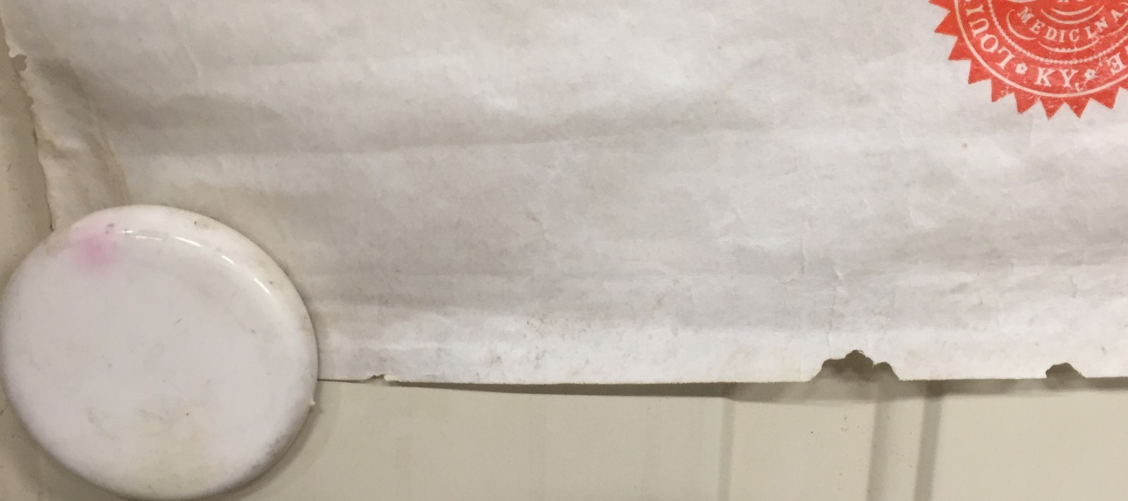 ANTIQUE 1881 LOUISVILLE MEDICAL COLLEGE DOCTOR DIPLOMA ON PARCHMENT GOOD