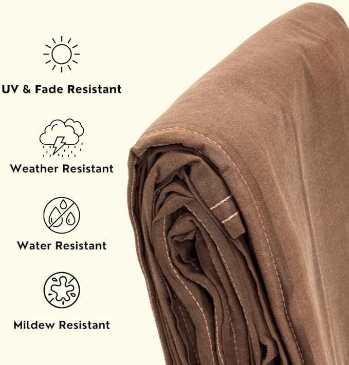 Tarp Supply Heavy Duty Tan Canvas Tarp With Grommets