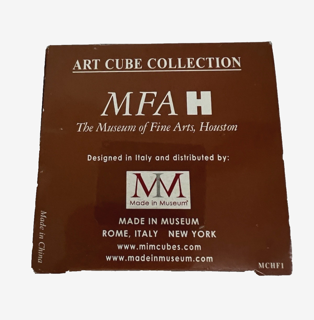 Madonna & Child Art Cube Collection Museum of Fine Arts Houston with Booklet