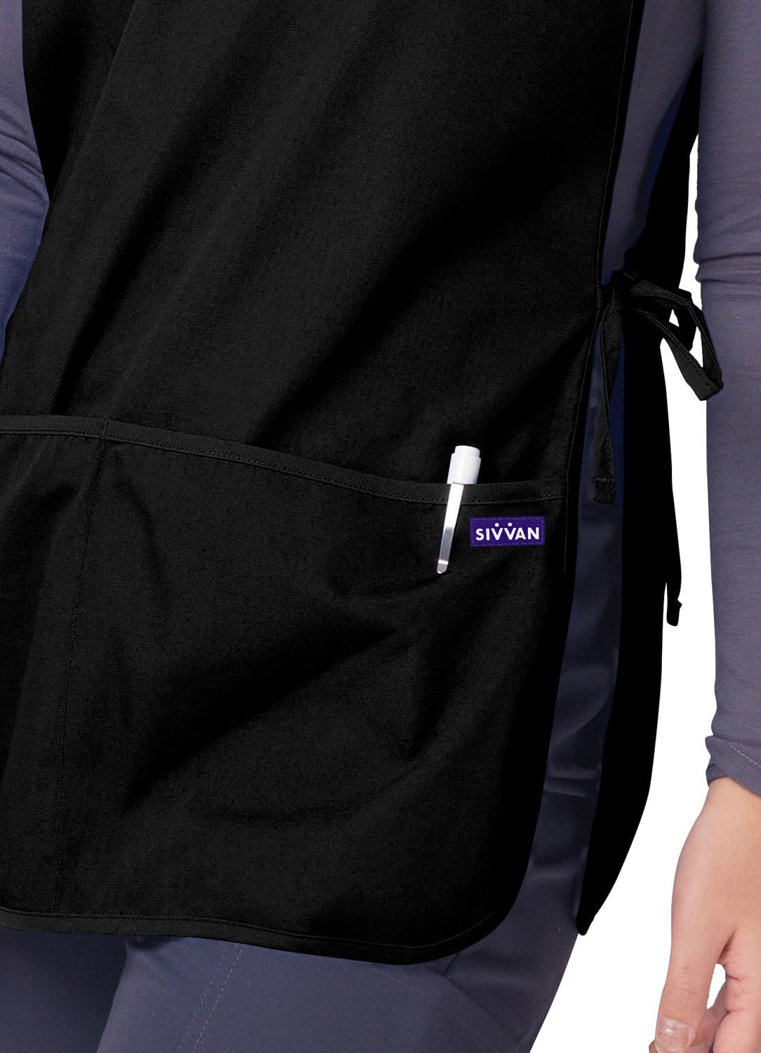 "Sivvan Unisex Cobbler Apron, Adjustable Waist, Durable Kitchen Workwear"