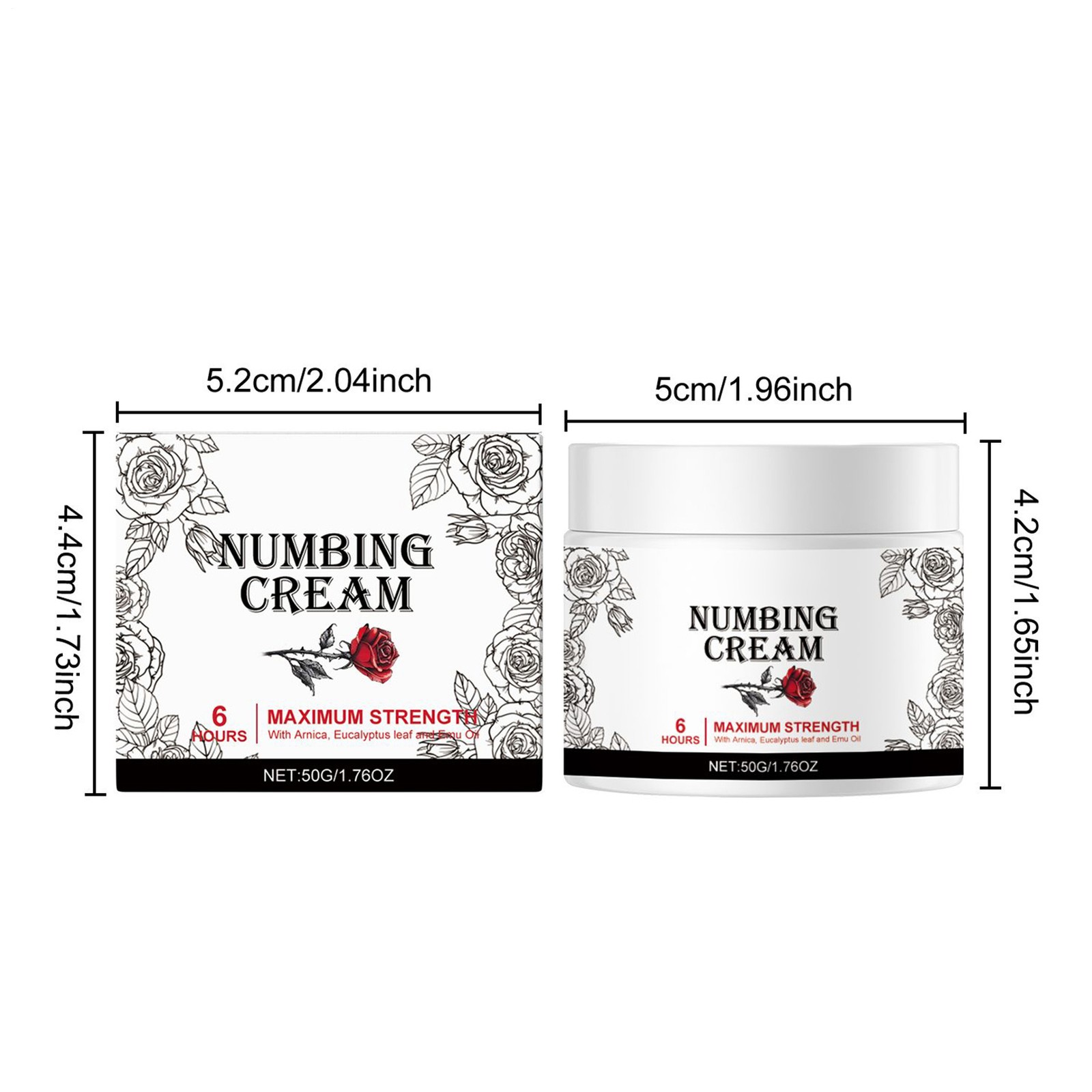 New Tattoo Numibing Cream Gel 50g - Calming Moisturizer Moisturizing Lotion