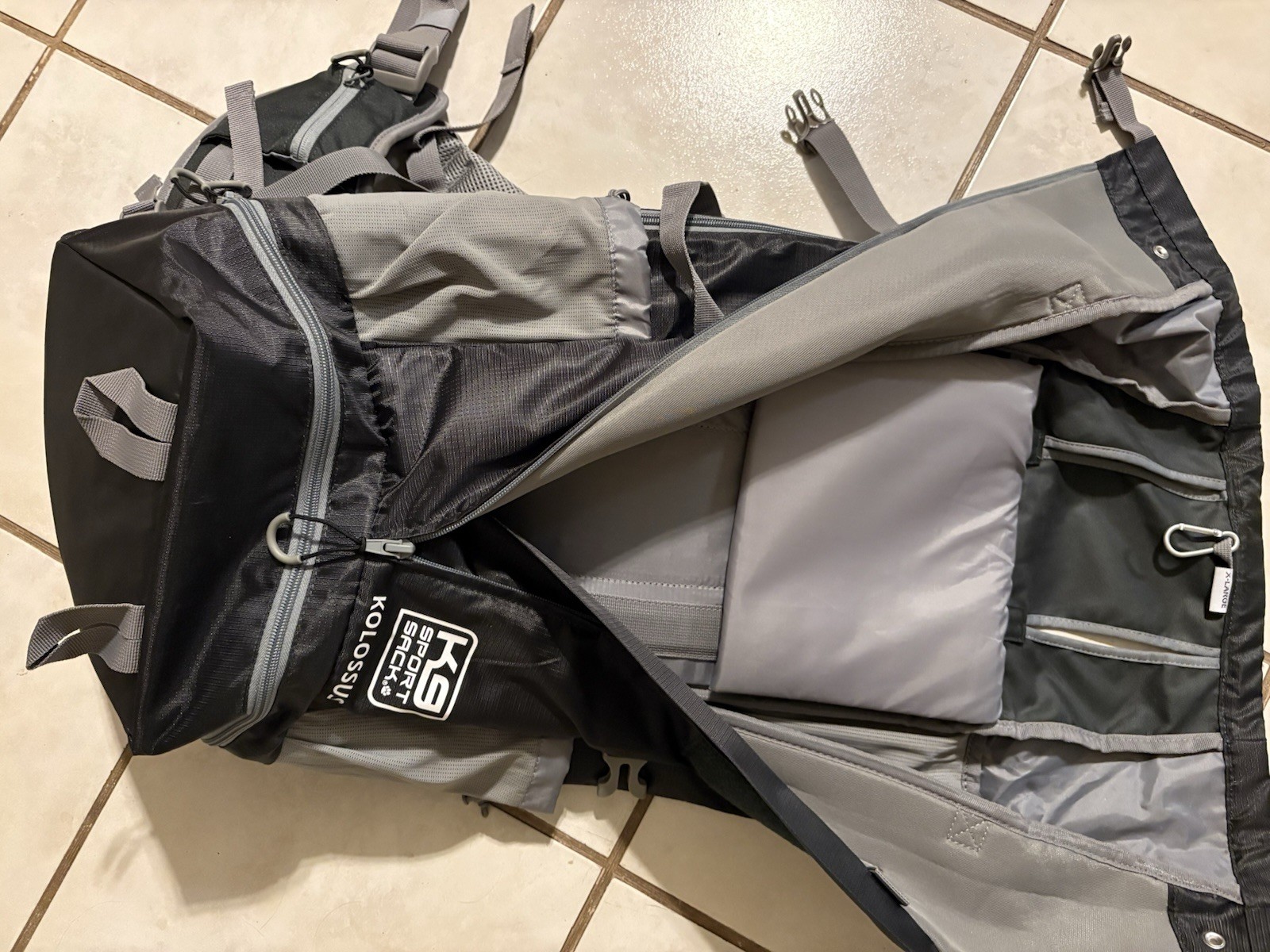 K9 Sport Sack Kolossus XL Backpack Carrier 300D Ripstop Polyester for Big Dogs