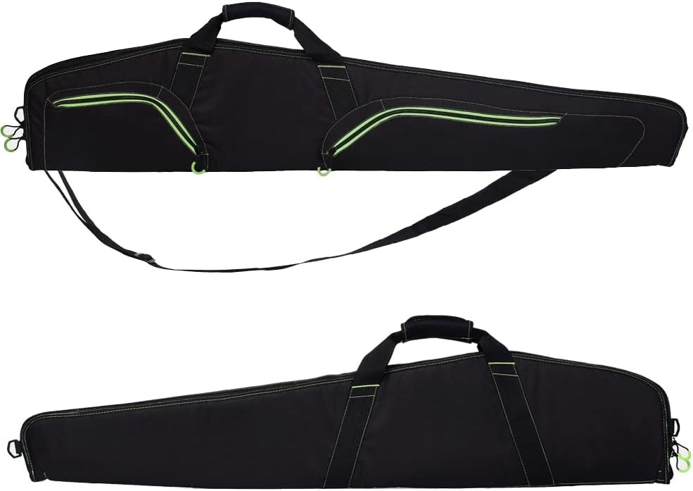 40/44/48/52Inch Scoped Rifle Case Soft Shotgun Bag with Accessory Zipper Pockets