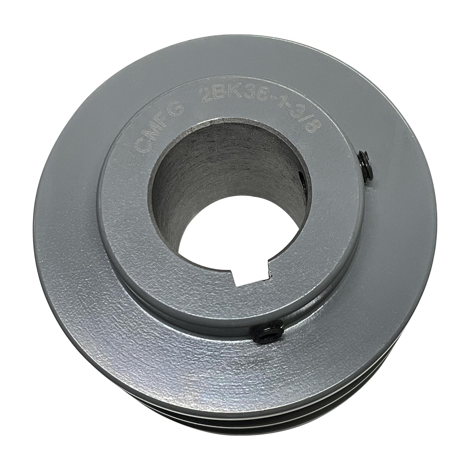 2BK36-1-3/8, 2BK36138 v Belt Pulley,3.75 inch OD, 1 3/8 Inch Bore,Cast Iron M...