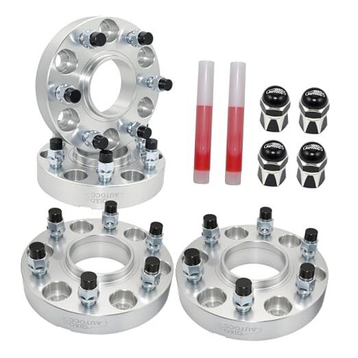 6x5.5 Hubcentric Wheel Spacers for Silverado Sierra 6x5.5-M14x1.5-78.1-1.25"