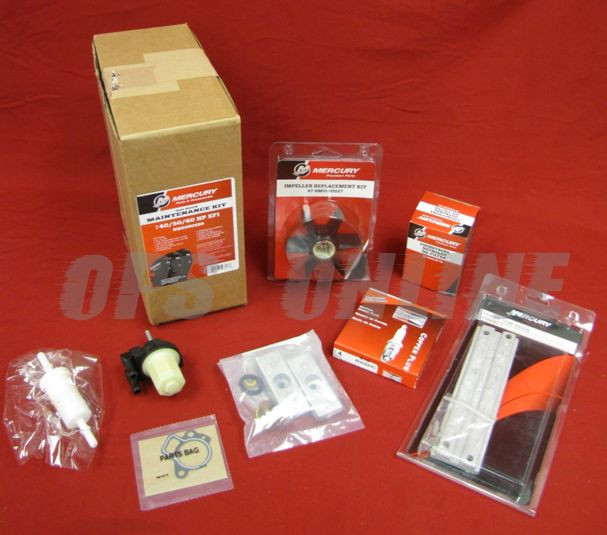 Mercury 300 Hour Maintenance Kit 40 / 50 / 60 HP EFI 4-Stroke BF CT 8M0090559
