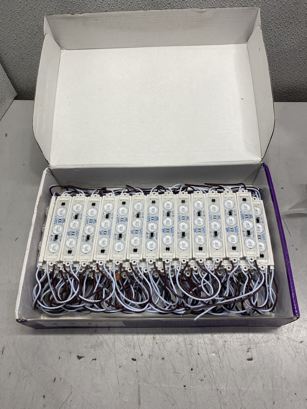 Single Color LED Module 100 Pack Blue AC110V/220V DM3BF-67