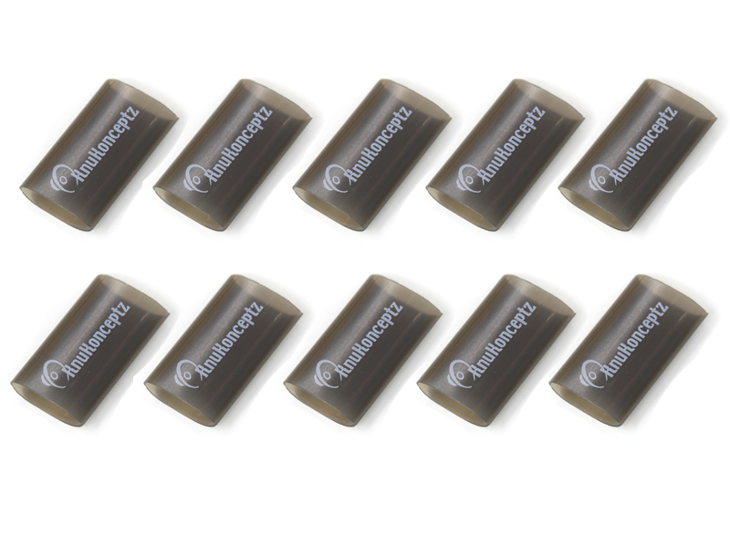 KnuKonceptz Black 1" 0 Gauge 3:1 Heat Shrink Tubing w/ Adhesive Glue - 10 Pack -