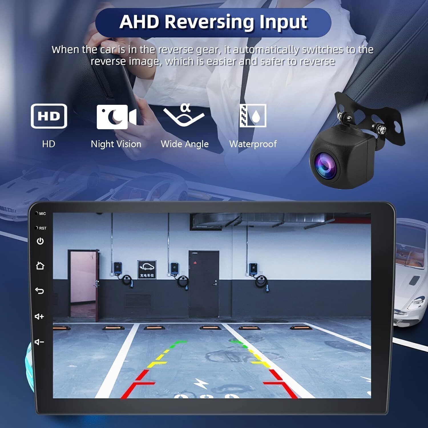 Car Stereo Radio For Jeep Wrangler 2007-2017 Android 13 Apple Carplay GPS WIFI