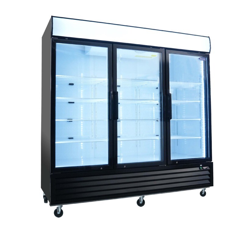 Merchandiser Refrigerator 70 Cu.ft Swing Door Commercial Display Refrigerators
