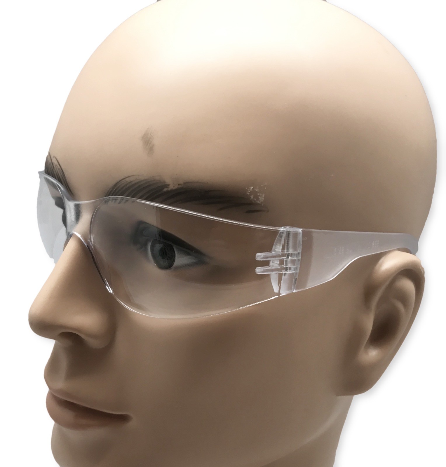 12 Pack Pair Protective Safety Glasses Clear Lens Eyewear Anti Scratch Work UV