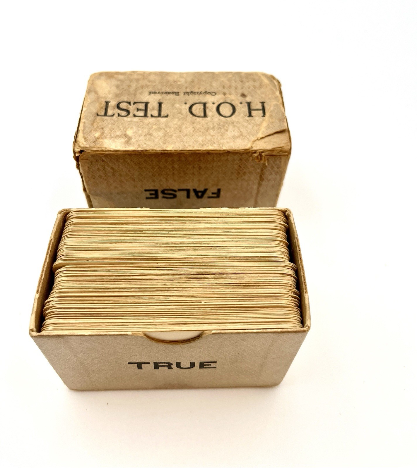 EXTREMELY RARE Vintage H.O.D. Test – Complete Set – 1960s Psychiatric Assessment