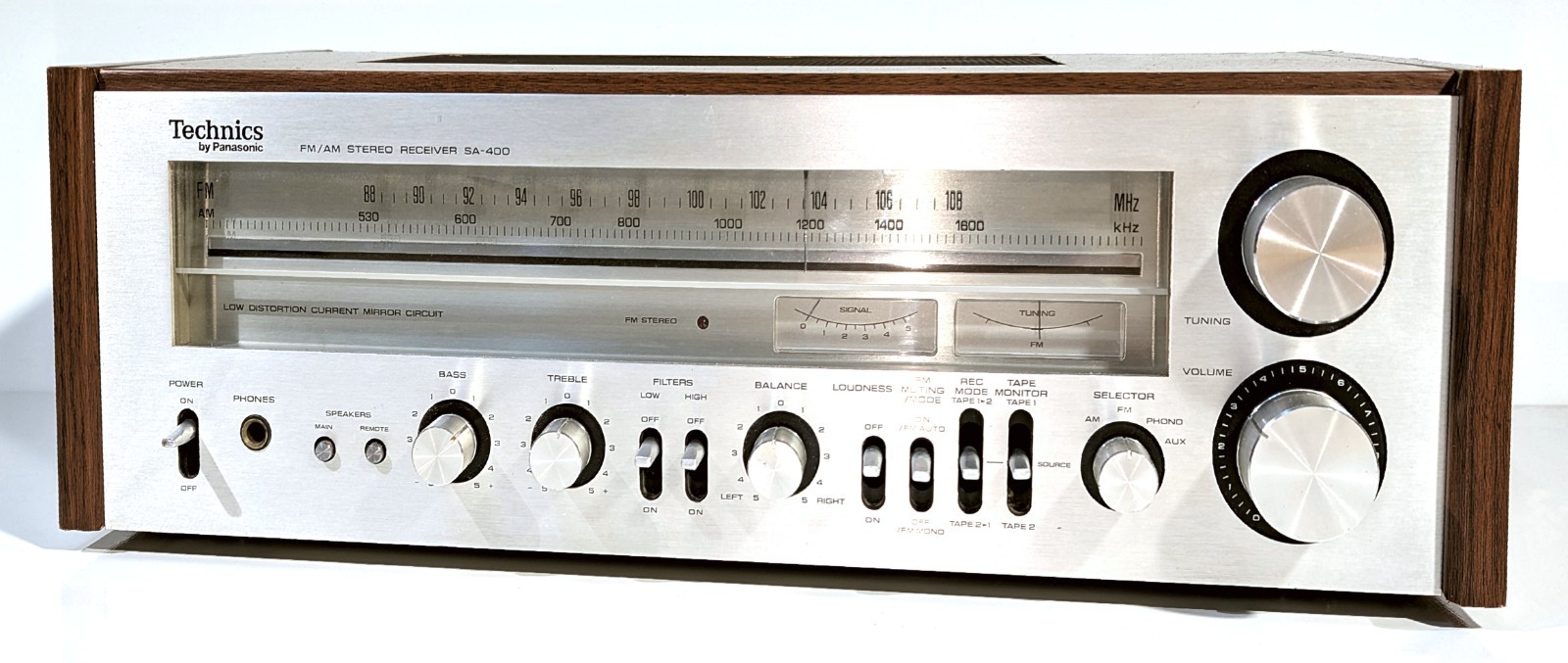 🔥【PRO SERVICED】Technics SA-400 Stereo 90W Receiver!~XSTR/CAP/LED MODS💥GUARANTY