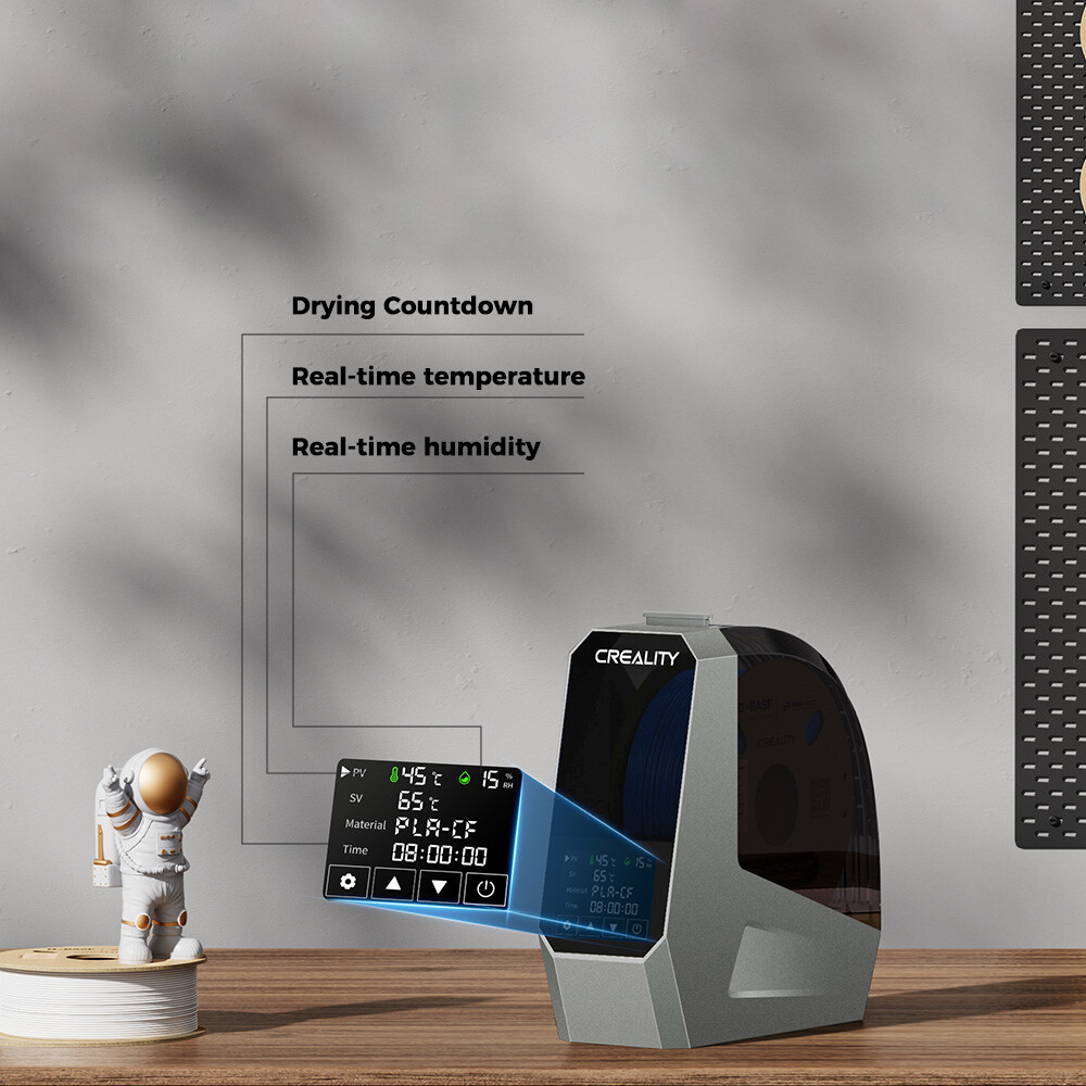 Creality Space π Dryer Quick dry adjustable temp Dec 11 launch stylish design