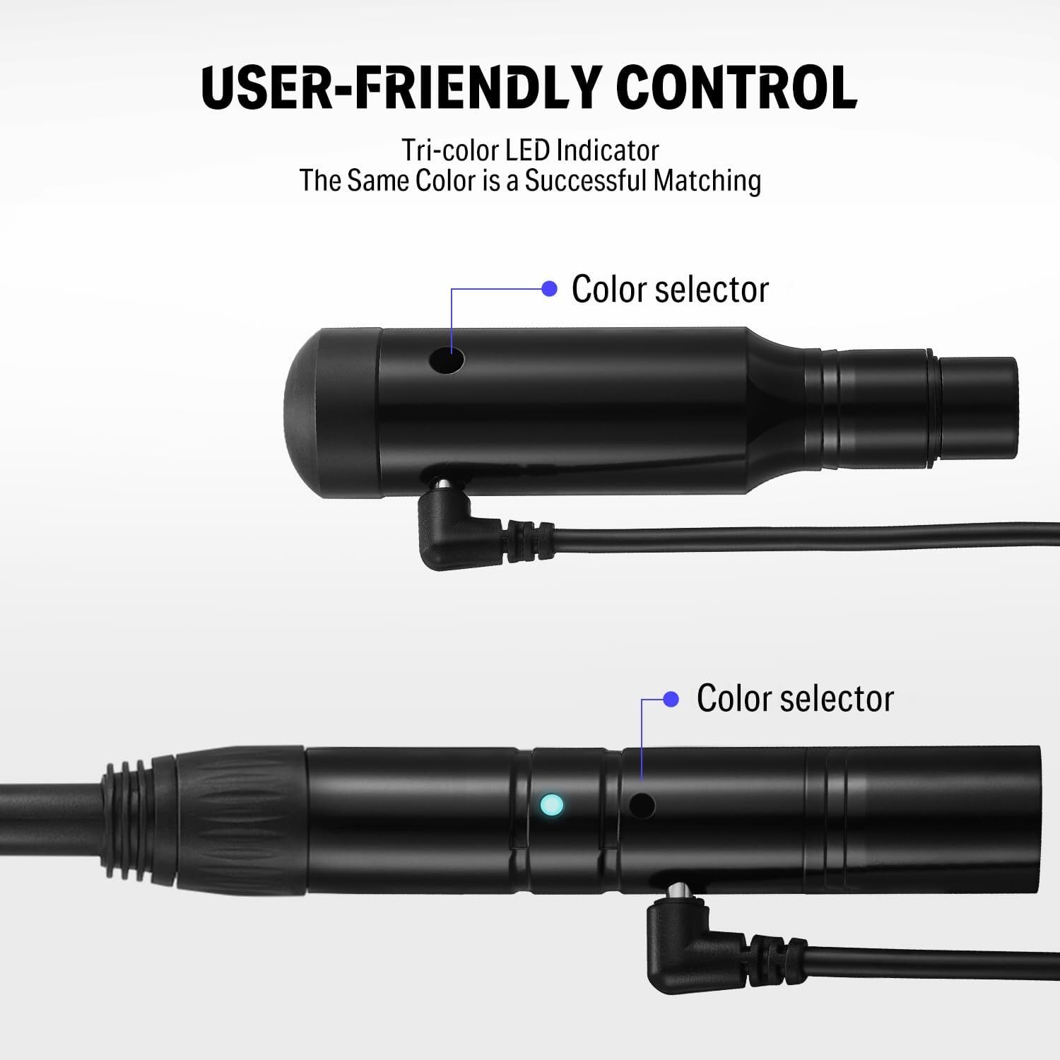 Donner Wireless DMX512 Transmitter 5 Receivers 2.4G Controller Built-in Battery
