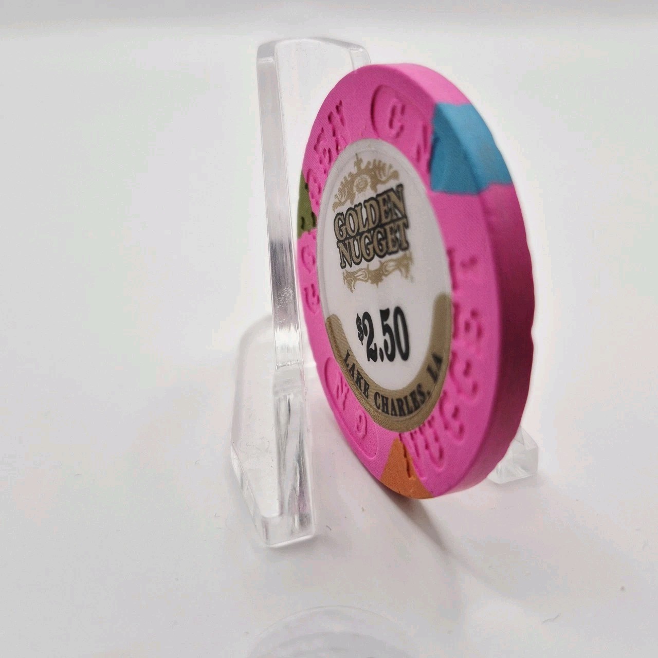 Golden Nugget Hotel Casino Lake Charles Louisiana 2014 $2.50 Casino Chip