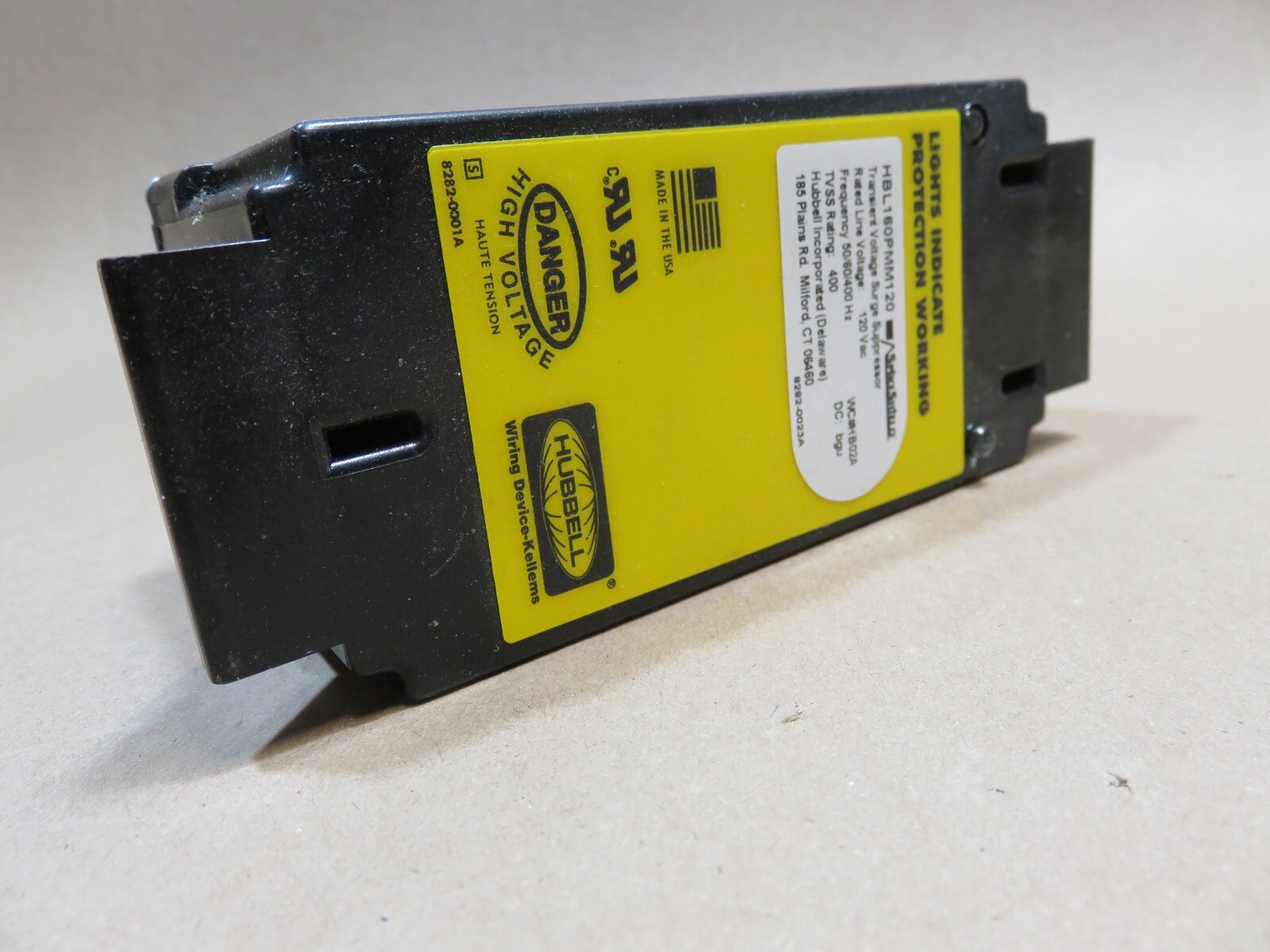 Hubbell HBL160pmm120 hot swappable module for Panel Master / SpikeShield