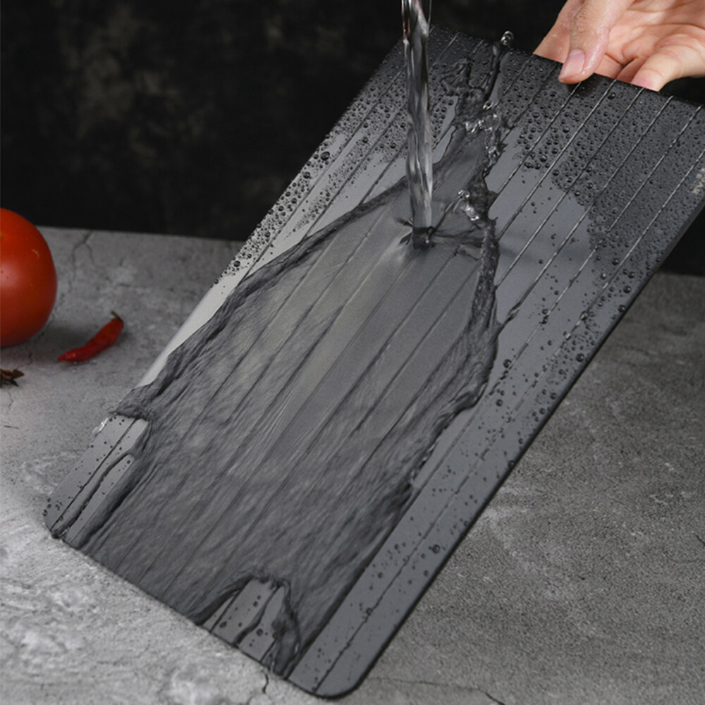 Fast Defrosting Tray Rapid Thawing Board Safe Defrost Meat Frozen Food Plate US